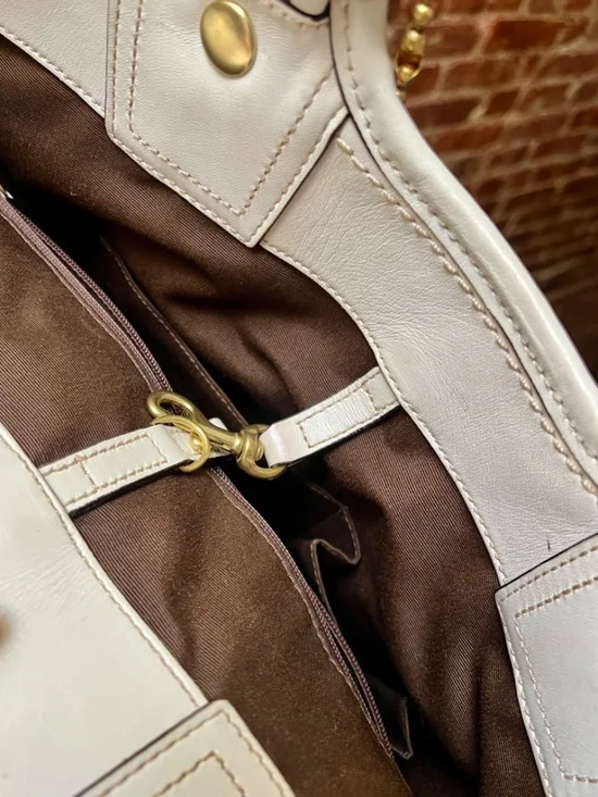 Coach Bleecker Straw Tote - Picture 9 of 12